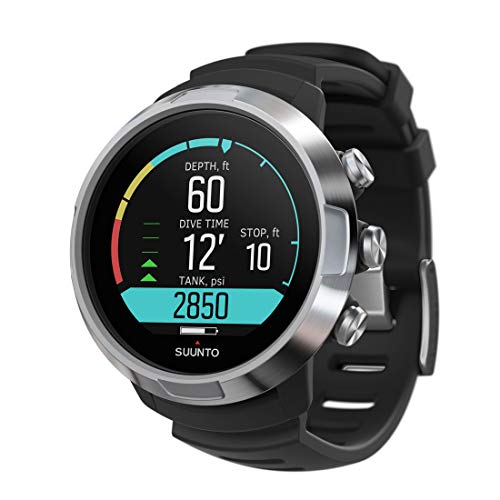 Suunto D5 Wrist Dive Computer with USB Cable, Black Z28576