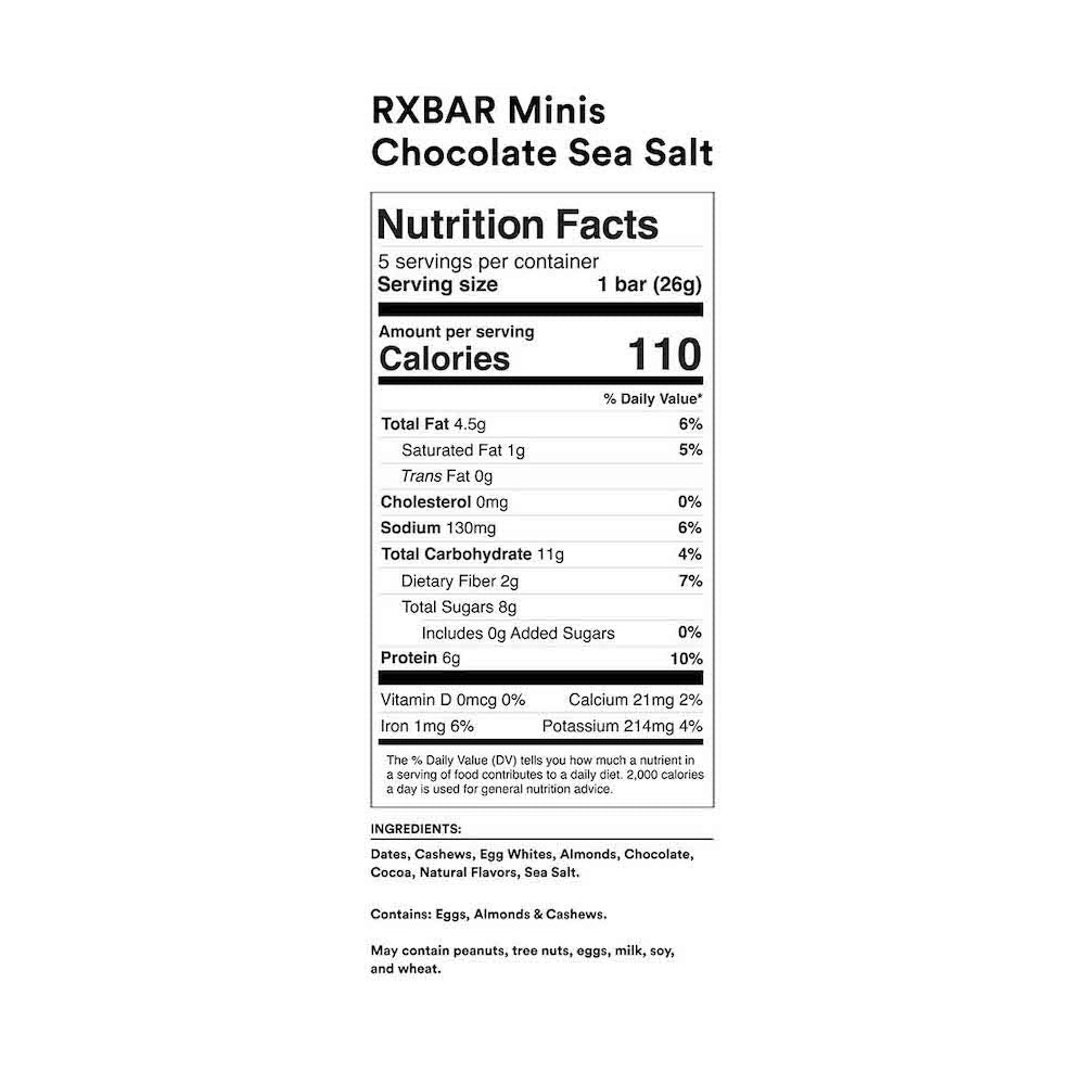 RXBAR Minis Protein Bars Variety Pack (30 Bars) V423