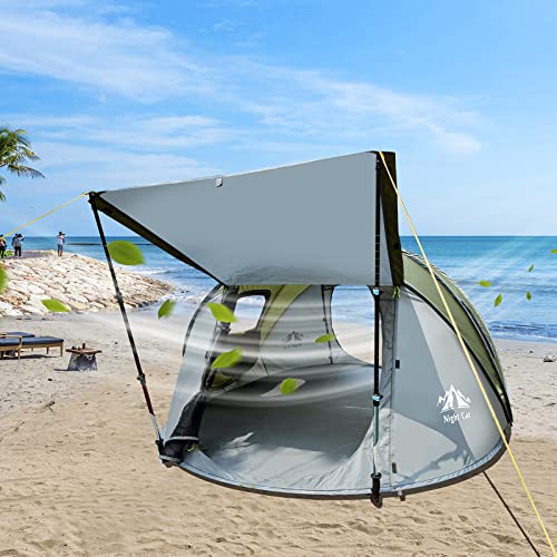 Night Cat Pop-up Camping Tent 2 Person Waterproof Instant Setup S8662
