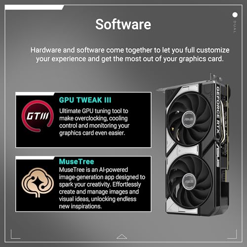 ASUS Dual GeForce RTX 5060 Ti 16GB GDDR7 OC Edition Z815
