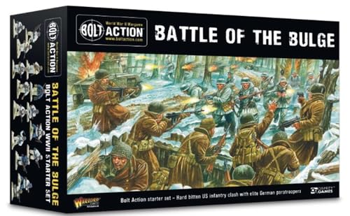 Warlord Bolt Action Battle of The Bulge Starter Set WWII Tabletop Strategy Board Game Z365