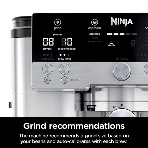 Ninja Luxe Café Premier Series Espresso Machine and Drip Coffee Maker, Stainless Steel P86793