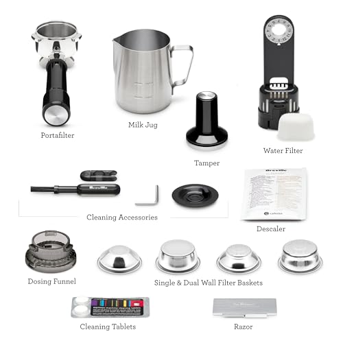 Breville Barista Pro Espresso Machine BES878BTR, Black Truffle B547