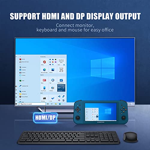 Win600 Handheld Game Console with 35K+ Preloaded Games 5.49" IPS Touchscreen G11305