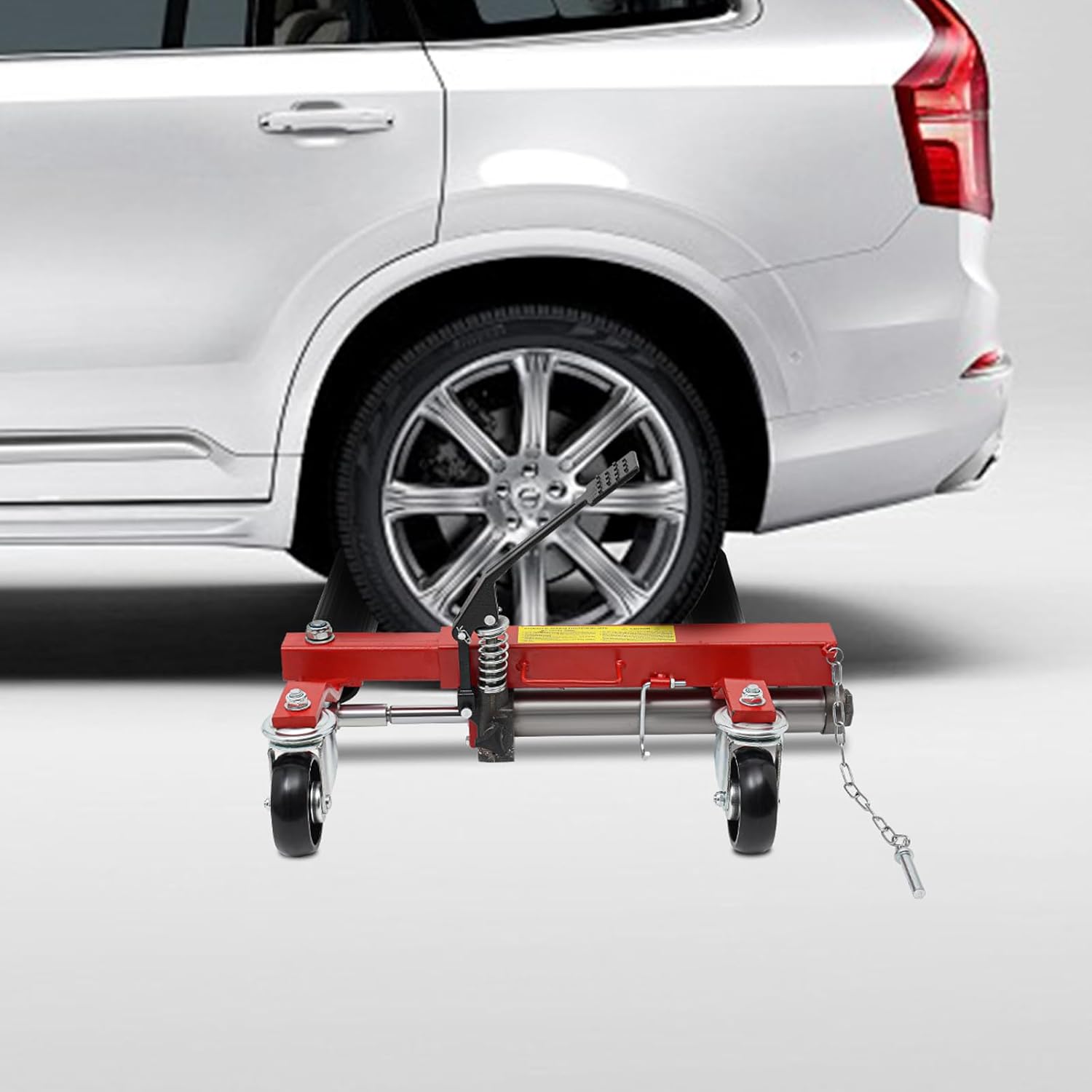 Wheel Dolly 1500LBS Heavy Duty Vehicle Positioning with Ratcheting Foot Pedal C673601