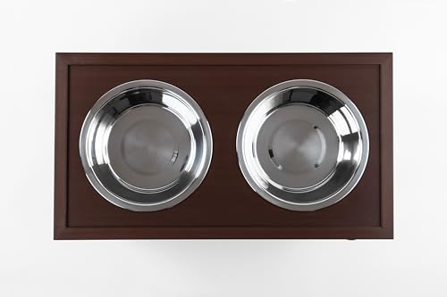 New Age Pet ECOFLEX Elevated Dog Feeder with 2 Stainless Steel Bowls V76929