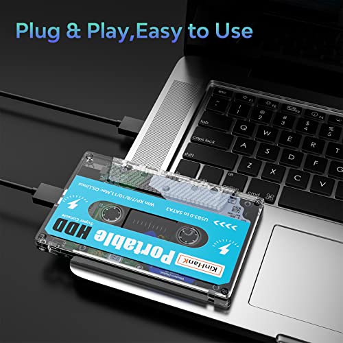 Kinhank 500G Portable External Game Hard Drive, Built-in 111000+ Games, Batocera 33 System S630