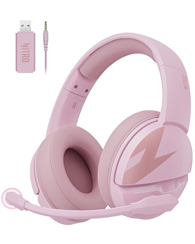 acer Wireless Gaming Headset for PS5, PC, Switch, Bluetooth 5.3, Noise Canceling Mic, Black X39806