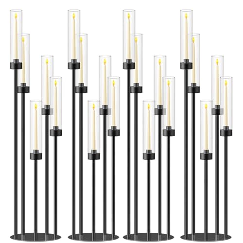 Black Candelabra Centerpieces for Wedding Table Decor 35in E5601
