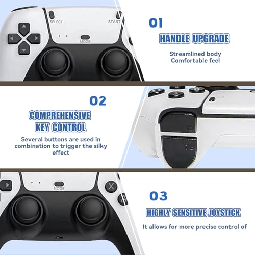 M15 Retro Game Stick, 4K HDMI Wireless Gaming Console with Dual Controllers K3814