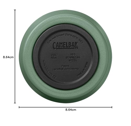 CamelBak Horizon 16oz Insulated Stainless Steel Tumbler with Tri-Mode Lid, Black S962379