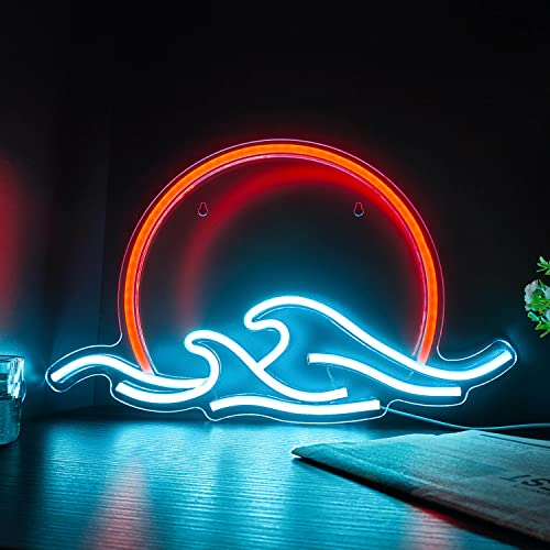 GGK Smiling with Mushrooms Neon Sign Mushroom Decor for Bedroom Wall I398847