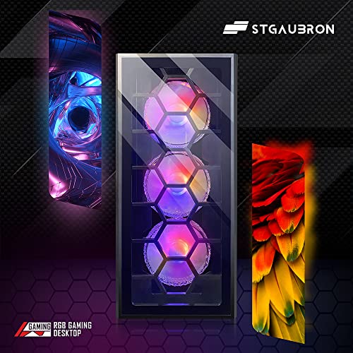 STGAubron Gaming PC Desktop, Intel Core i7, Radeon RX 580 8G, 16G RAM, 512G SSD G93438