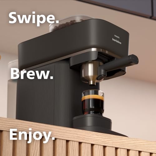 Philips Baristina Espresso Machine with Milk Frother, Black D833