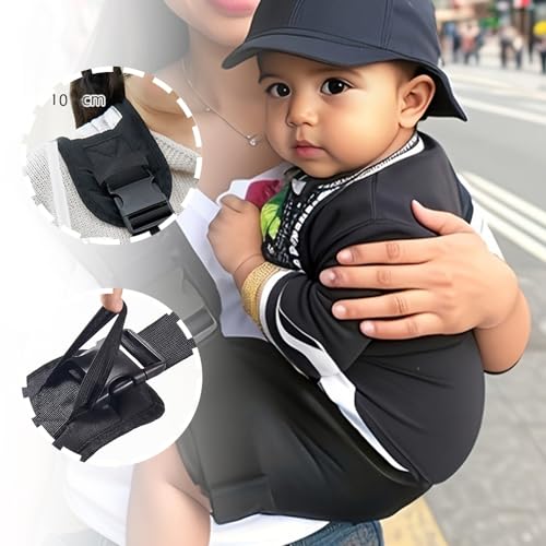 Toddler Sling Carrier with Adjustable Strap, Non-Slip Hip Seat, Navy O301