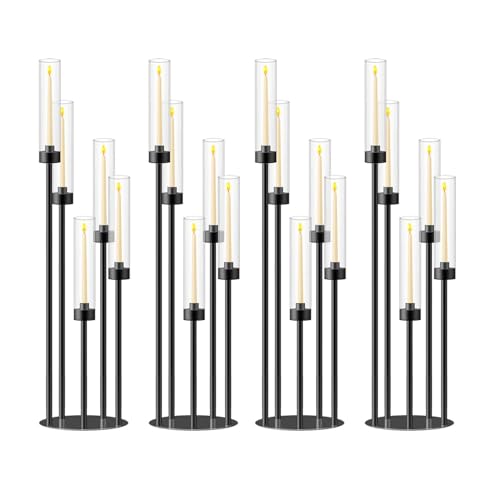 Black Candelabra Centerpieces for Wedding Table Decor 35in E5601