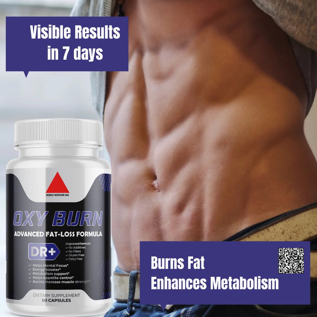 Belly Fat Burner Pills for Men, Weight Loss Supplement, 60 Capsules S958825