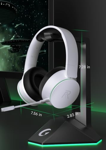 RYR Wireless Gaming Headset for Xbox, PS5, PS4, Bluetooth 5.3, Blackwhite W501869