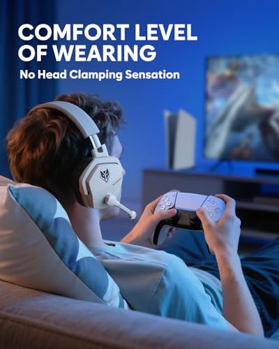 NUBWO G06 Dual Wireless Gaming Headset with Microphone for PS5, PS4, PC O599