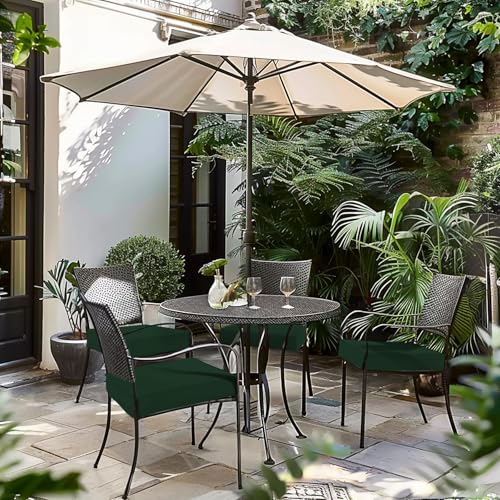Favoyard Patio Chair Cushions 19 x 19 x 3 Inch Waterproof Outdoor Set of 2, Beige Q67095