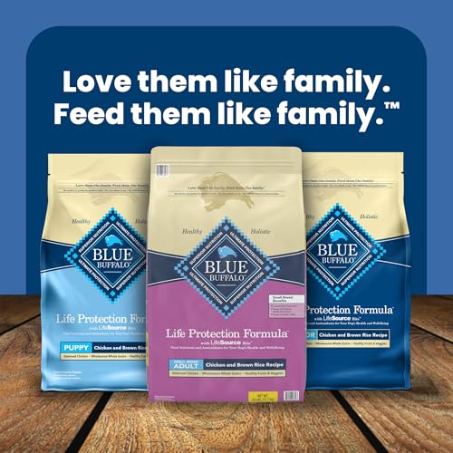 Blue Buffalo Life Protection Formula Adult Small Breed Dry Dog Food, Chicken & Brown Rice, 5-lb. Bag E5301