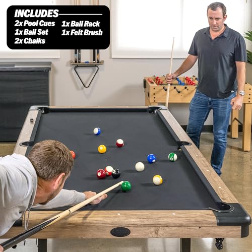 GoSports 7 or 8 ft Portable Folding Pool Table F71855