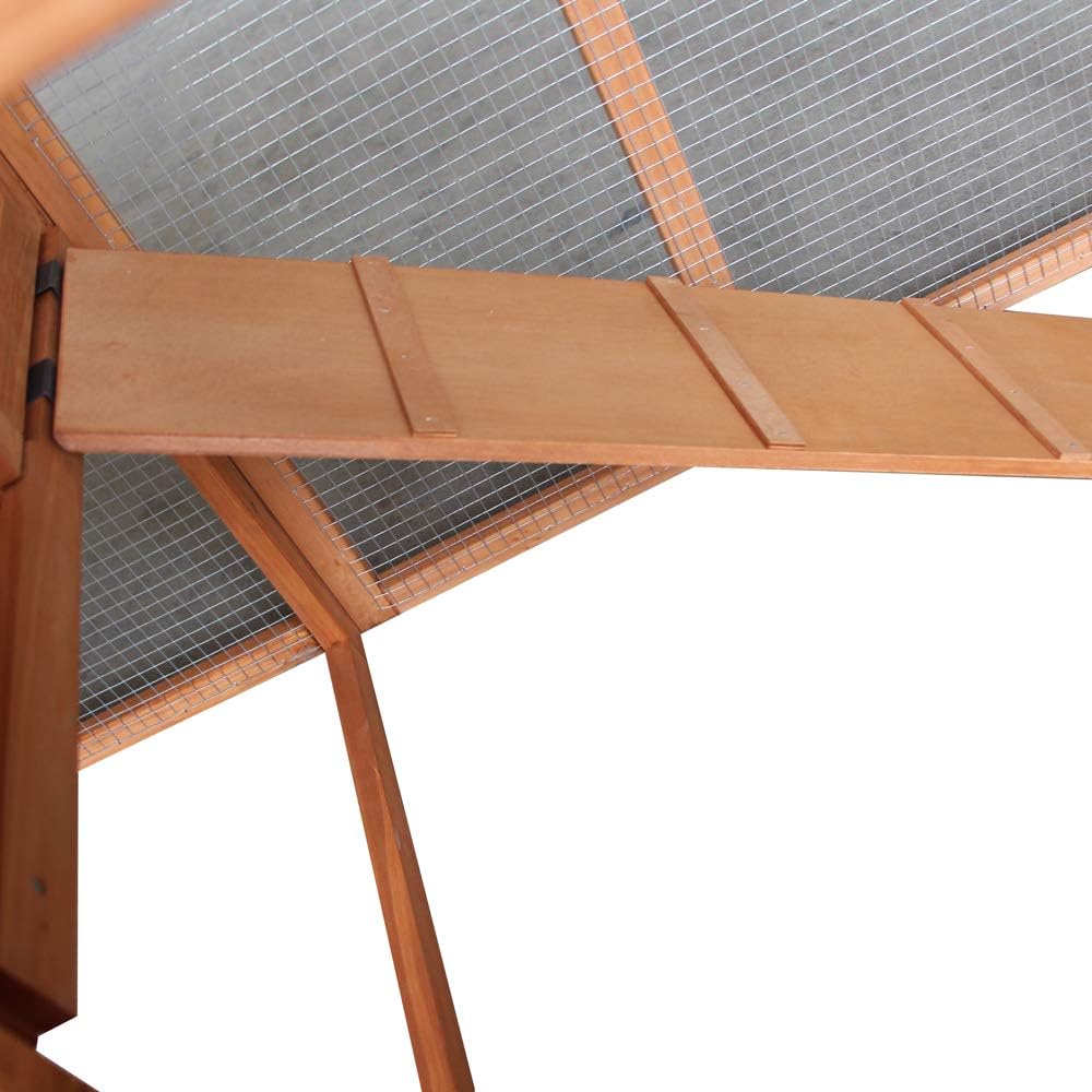 Outdoor Wooden Chicken Coop with Run and Nesting Box L868