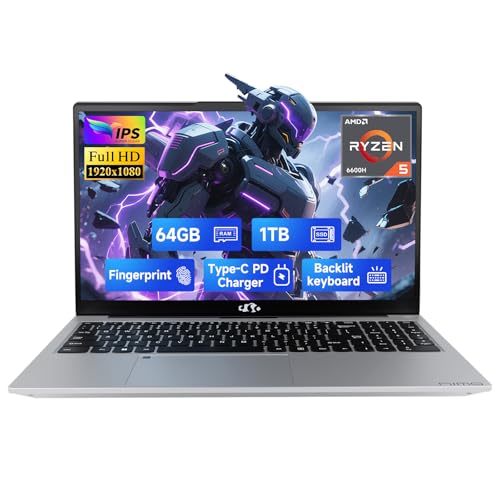NIMO 15.6" FHD Gaming Laptop, AMD Ryzen 5, 32GB RAM 1TB SSD B421