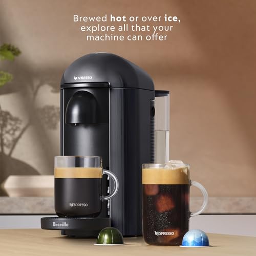 Nespresso Vertuo Plus Coffee and Espresso Maker by Breville, Ink Black H750