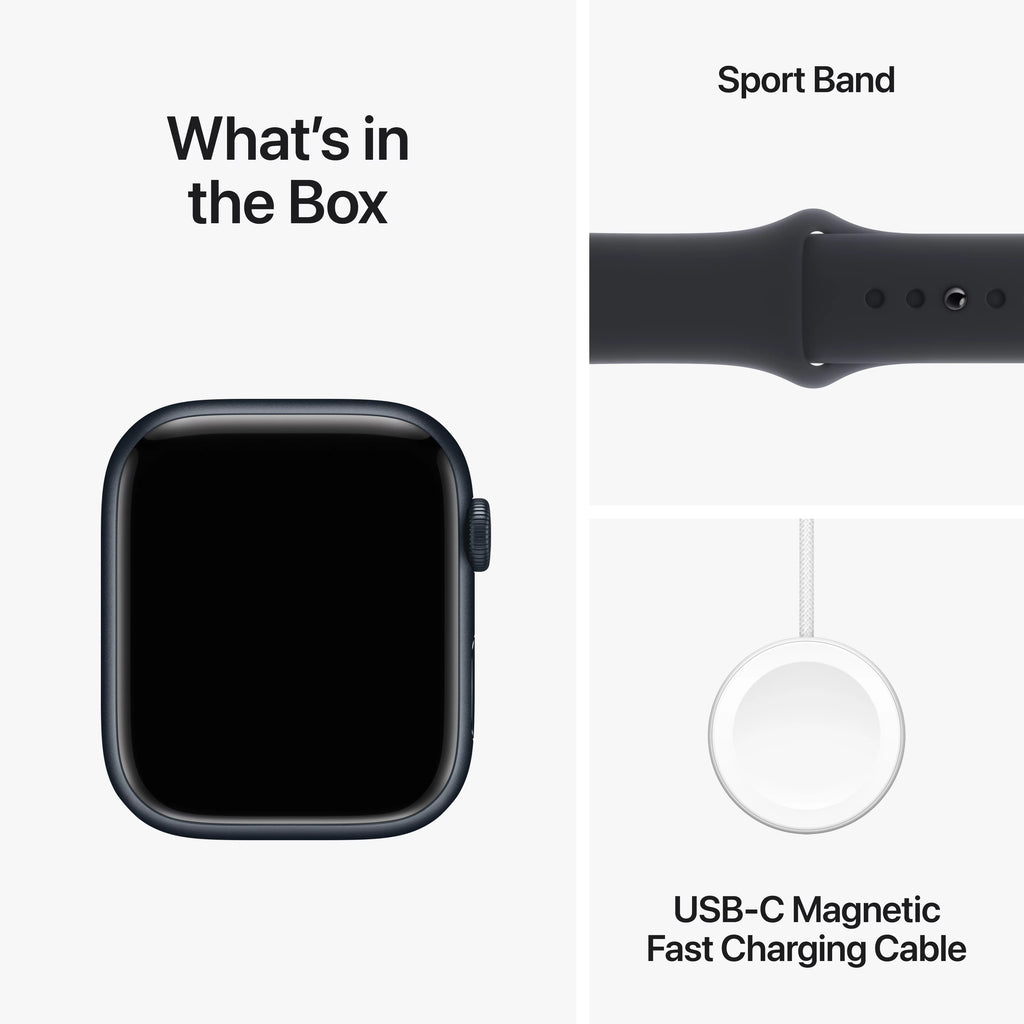 Apple Watch Series 9 GPS + Cellular 45mm Midnight Aluminum Case with Sport Band U141782