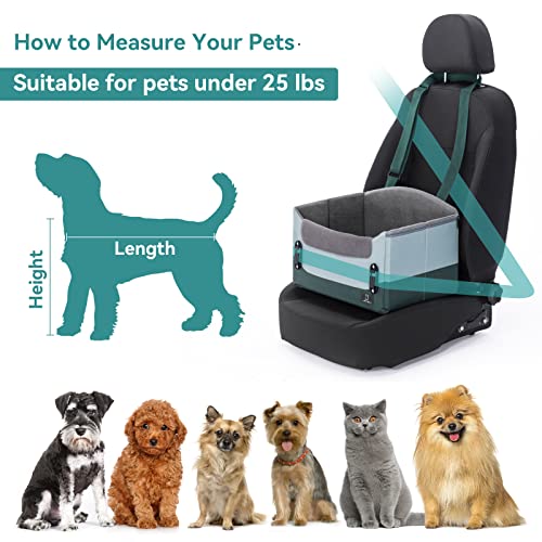 A4Pet Dog Car Seat for Medium Large Dogs with Safety Leashes W6329