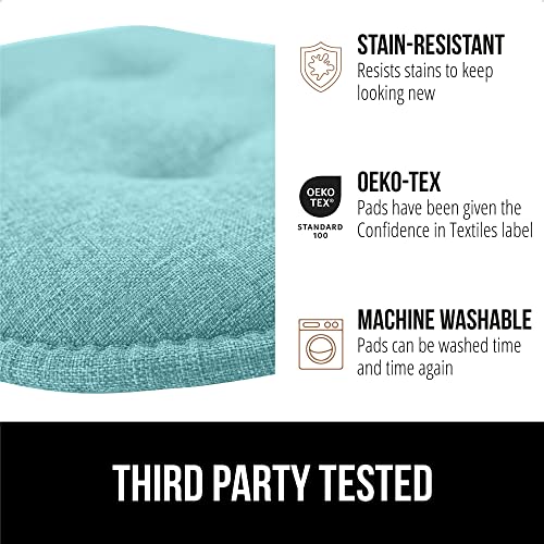 GORILLA GRIP Slip Resistant Chair Cushions, Memory Foam, Set of 2, Beige W525