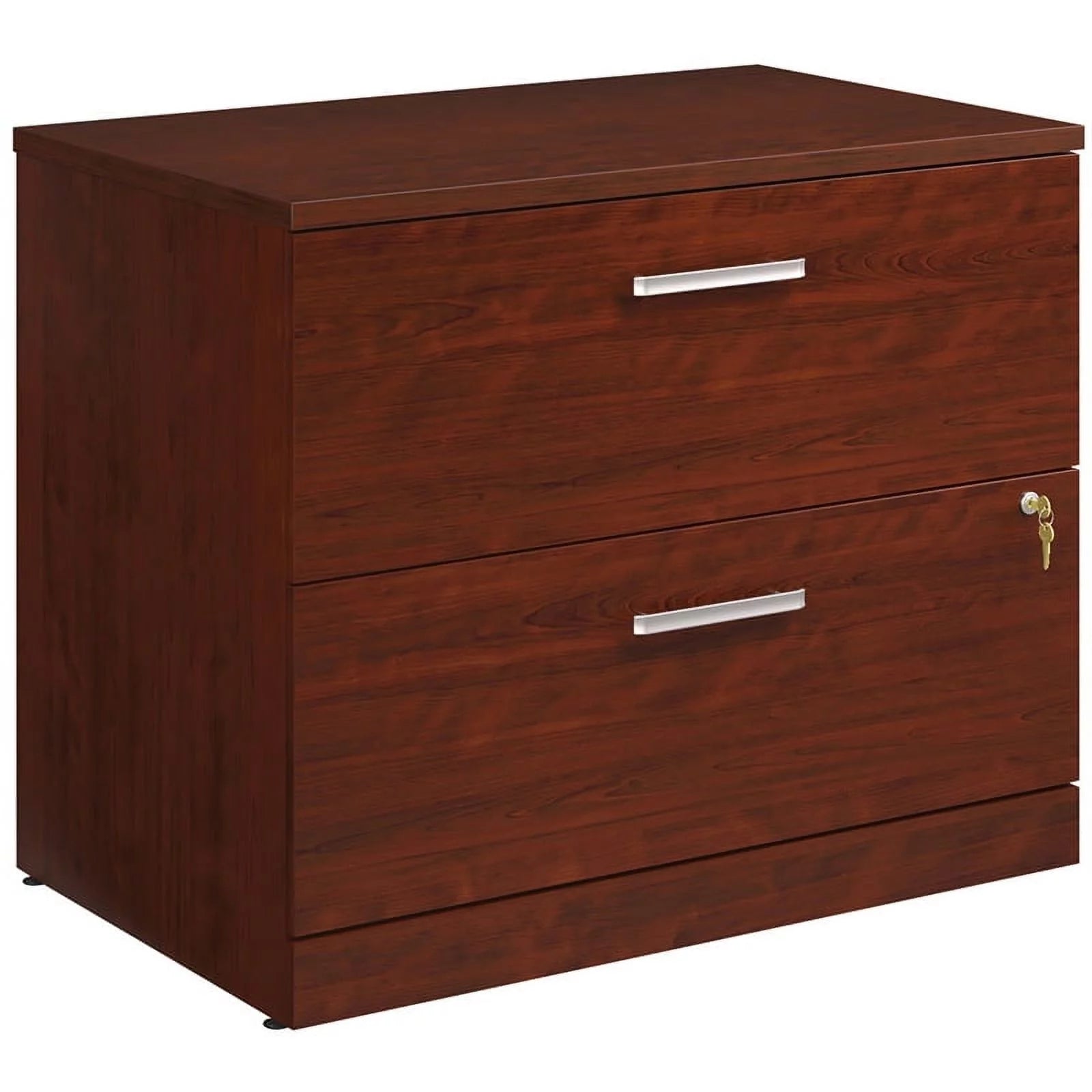 Pemberly Row Lateral Filing Cabinet, Engineered Wood, Classic Cherry K7659