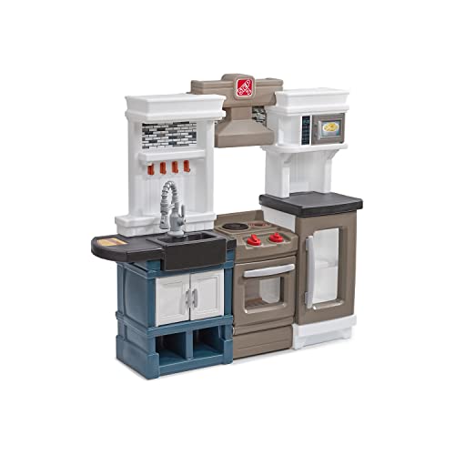 Step2 Modern Metro Kitchen Set for Kids, Lights & Sounds, 33 Pieces S408