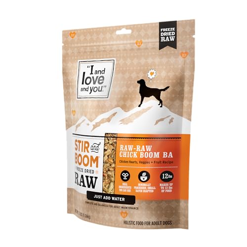 I AND LOVE AND YOU Stir and Boom Freeze Dried Raw Dog Food Beef 1lb T89120