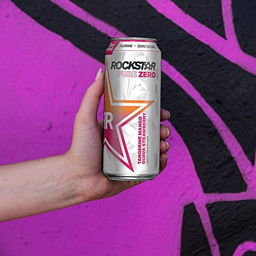 Rockstar Pure Zero Energy Drink Variety Pack, 0 Sugar, 16oz Cans (12 Pack) L330839