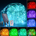 99FT Solar Rope Lights Outdoor Waterproof 300 LED with Remote Control W311