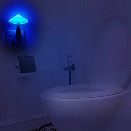 AUSAYE 5Pack Sensor LED Night Light Plug in Mushroom Lamp for Bedroom G797882