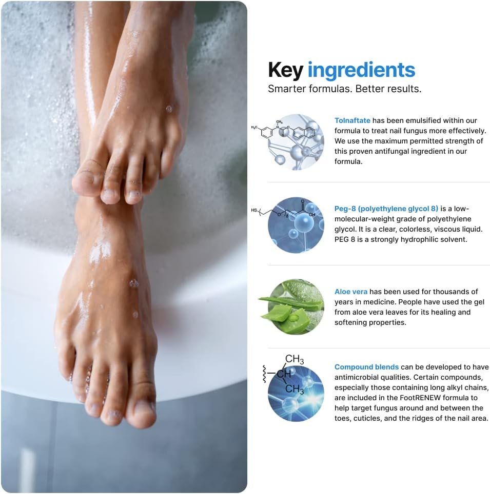 NailRENEW Antifungal Professional Strength Treatment for Toe Fungus, Discolored or Brittle Nails T510997