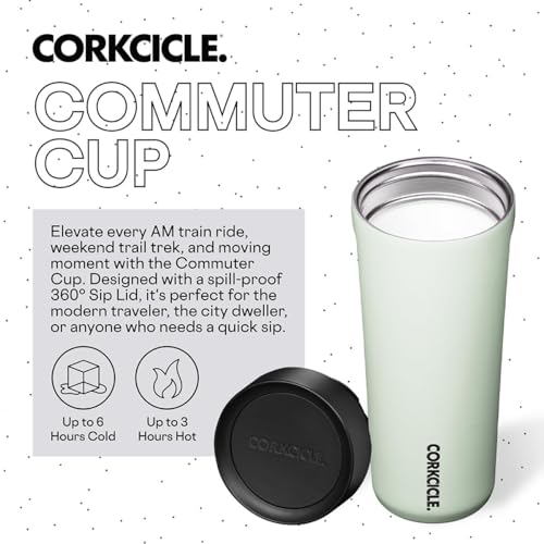 Corkcicle Commuter Cup Travel Mug Insulated Coffee Mug with Lid 17 oz Dragonfly J36810