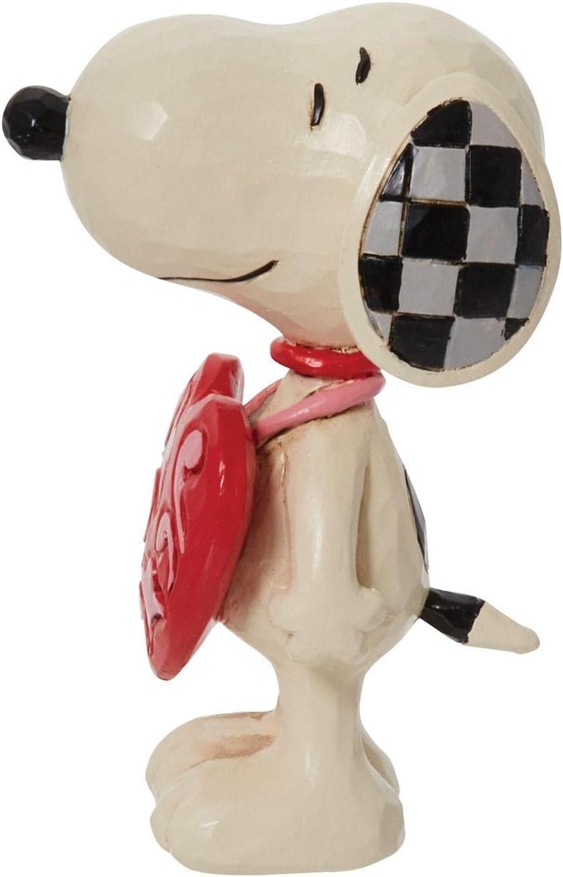 Snoopy Wearing Heart Sign Figurine by Jim Shore, 3 inches M466