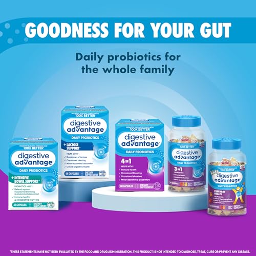 Digestive Advantage Probiotics for Women & Men, 80ct Capsules U2525