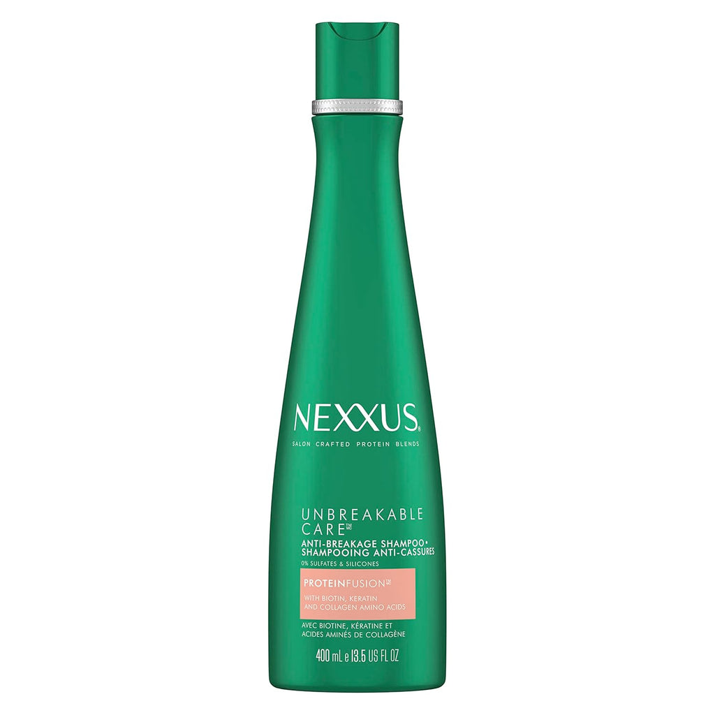 Nexxus Unbreakable Care Anti-Breakage Shampoo With Keratin, Collagen, Biotin For Fine And Thin Hair Sulfate Free Shampoo 13.5 oz