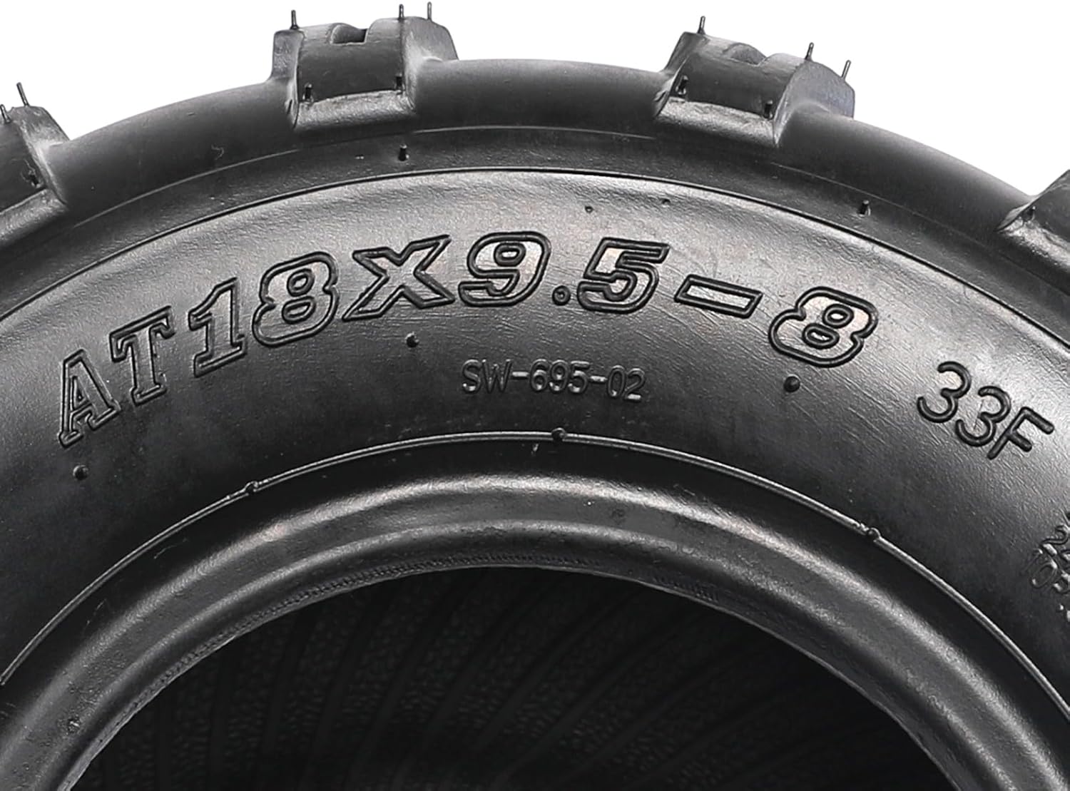 ATV Go Kart Quad Bike Tire Set 19x7-8 Front 18x9.50-8 Rear Tubeless Q685542