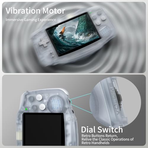 RG34XX Retro Handheld Game Console 3.4" IPS Screen 32G Linux 64-bit System with Protecting Bag (Indigo) H435680