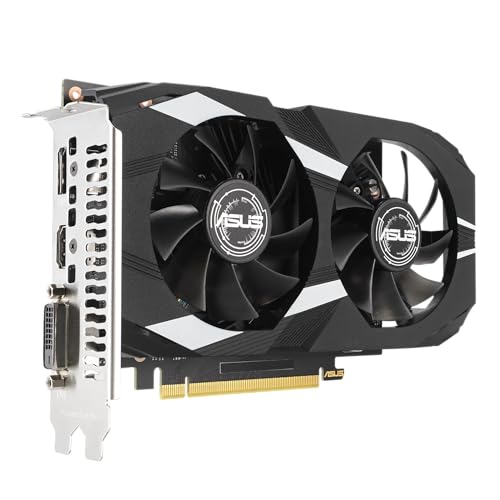 ASUS Dual NVIDIA GeForce RTX 3050 6GB OC Edition Gaming Graphics Card B93321