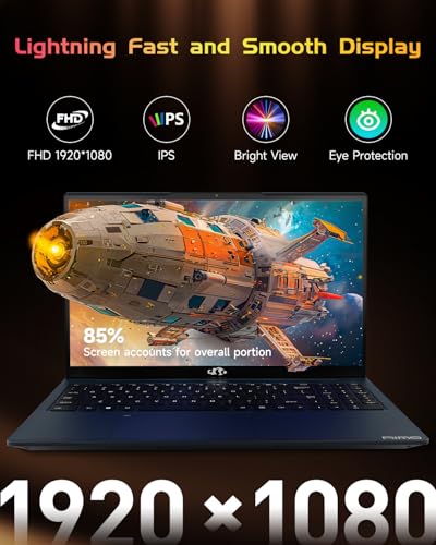 NIMO 15.6 IPS FHD Laptop, 16GB RAM 1TB SSD, Intel Pentium N100, Backlit Keyboard, Win 11 E701