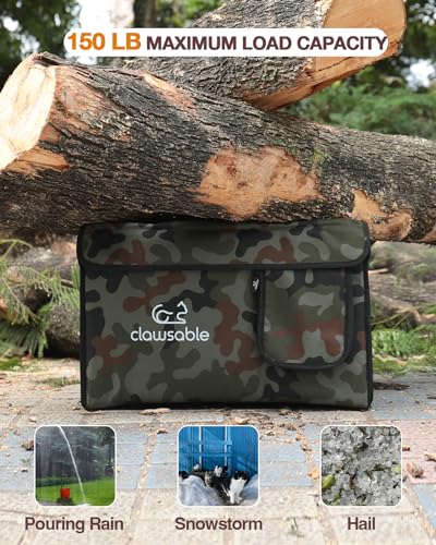 Heated Cat House for Outdoor Cats, Waterproof Insulated Shelter Q66324