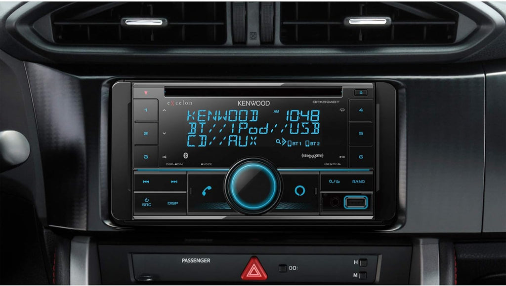 Kenwood DPX594BT Excelon CD Car Receiver with Bluetooth and Alexa M727