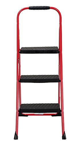 COSCO 2-Step Steel Step Stool, Gray Q61005